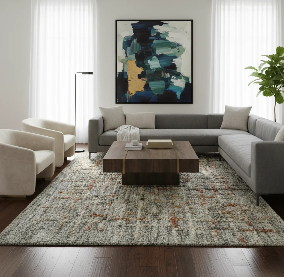 Hand tufted rug ER-HT-004