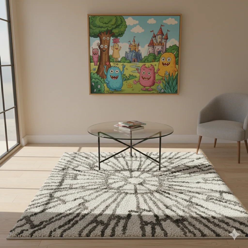 Hand tufted rug ER-HT-007